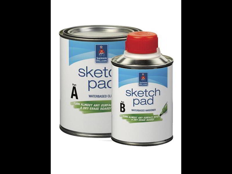 Маркерная доска 2-х комп. SKETCH PAD Dry Erase Clear Gloss Coating
